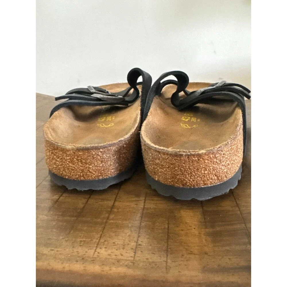 Birkenstock Arizona Black Leather Sandals Men’s 10 EU 43 Made Germany